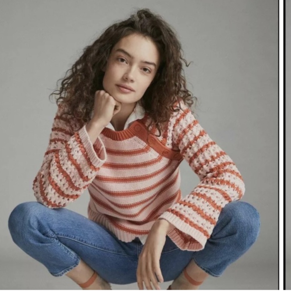 Anthropologie Maeve striped sweater - Picture 5 of 9